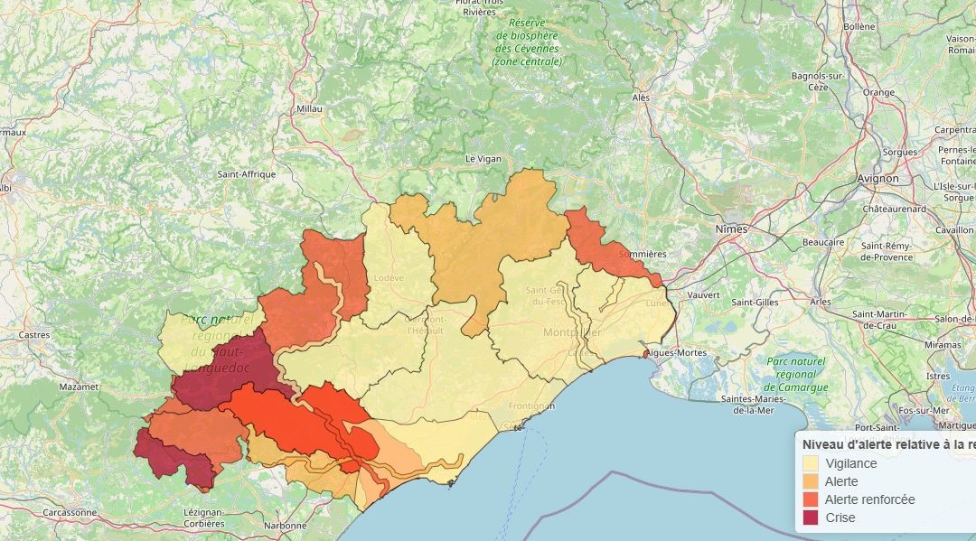 Sécheresse : nouvel arrêté et mesures de restrictions des usages de l’eau – 28 juillet 2026
