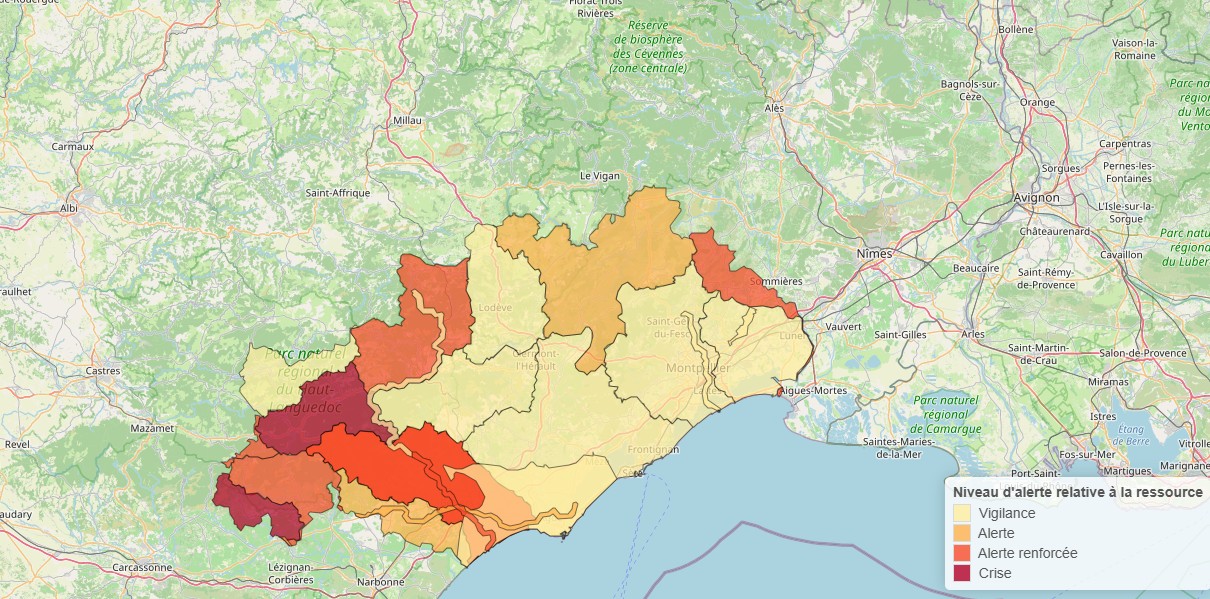 Sécheresse : nouvel arrêté et mesures de restrictions des usages de l’eau – 28 juillet 2026