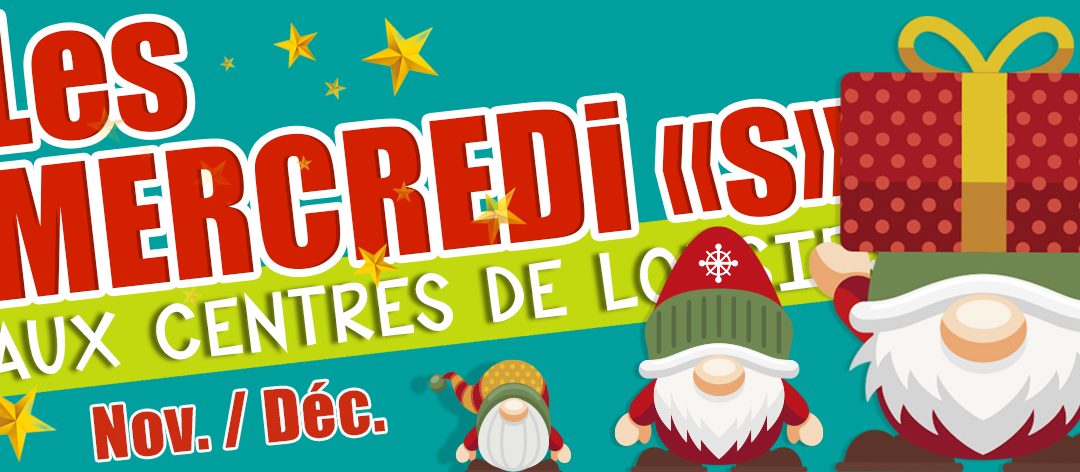 Les mercredis dans les accueils de loisirs – Programme Novembre/Décembre
