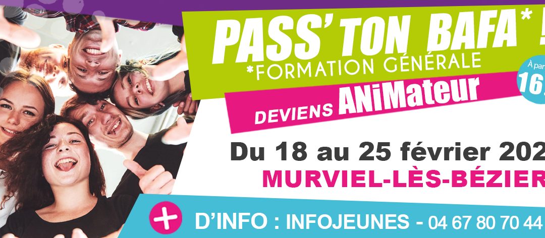 Formation générale au BAFA – Nouvelle session du 18 au 25 février 2024