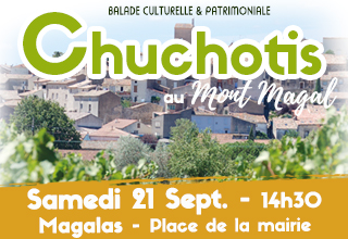 « Chuchotis » au Mont Magal, samedi 21 septembre