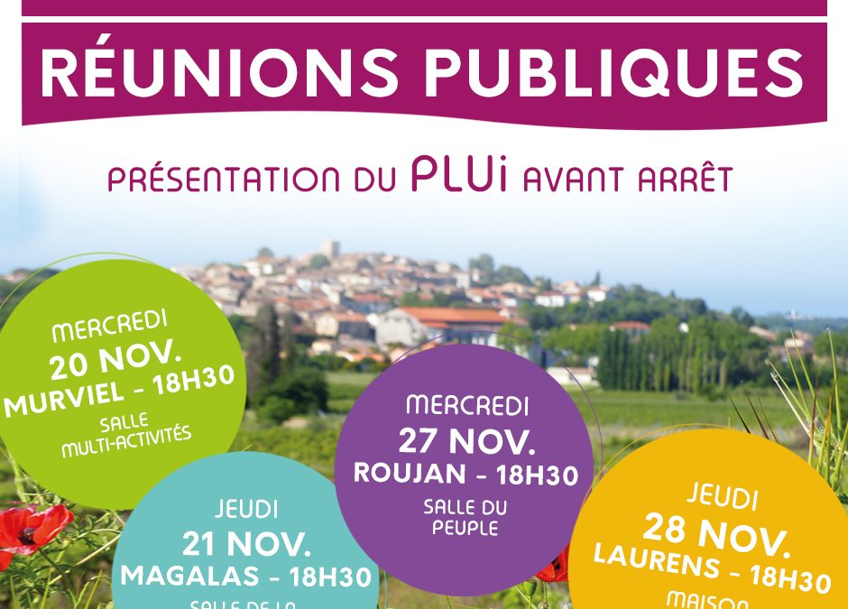 PLui – Réunions publiques