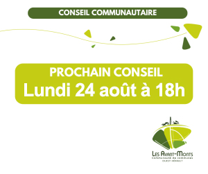 Prochain conseil communautaire le 24 août, à 18h