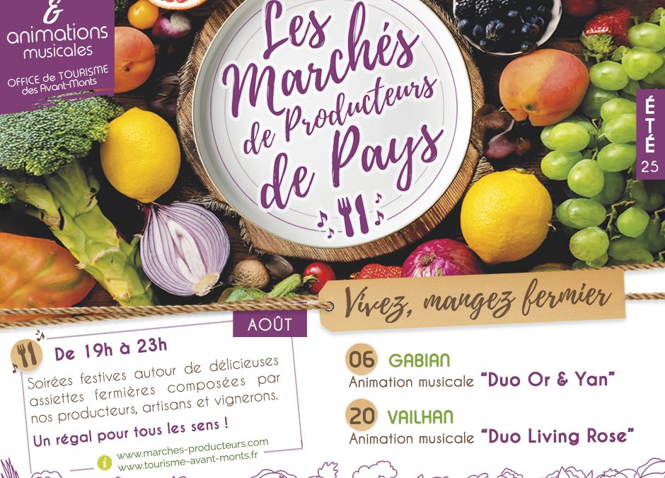 Marchés nocturnes & gourmands : les dates d’août