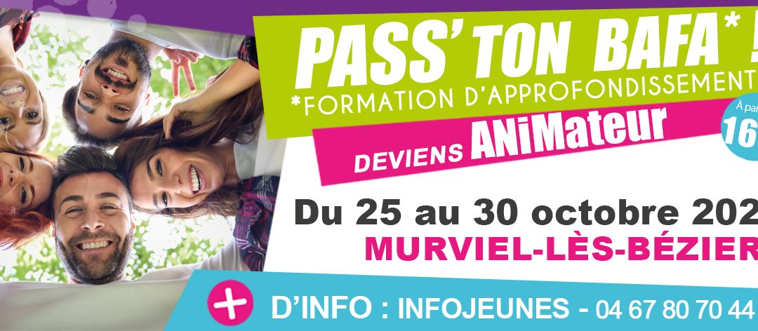 Approfondissement BAFA – Nouvelle session du 25 au 30 octobre 2025