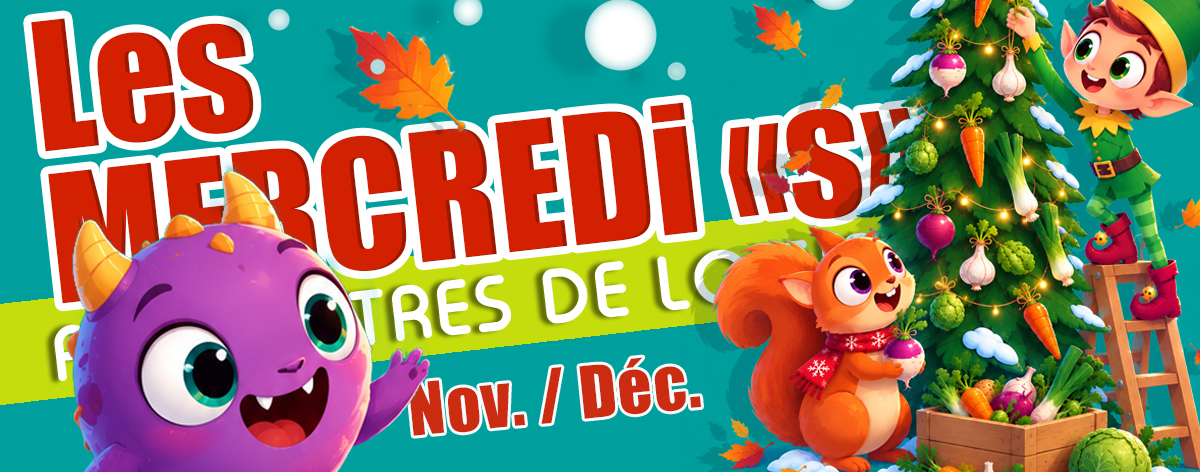 Les mercredis dans les accueils de loisirs – Programme Novembre/Décembre 2026