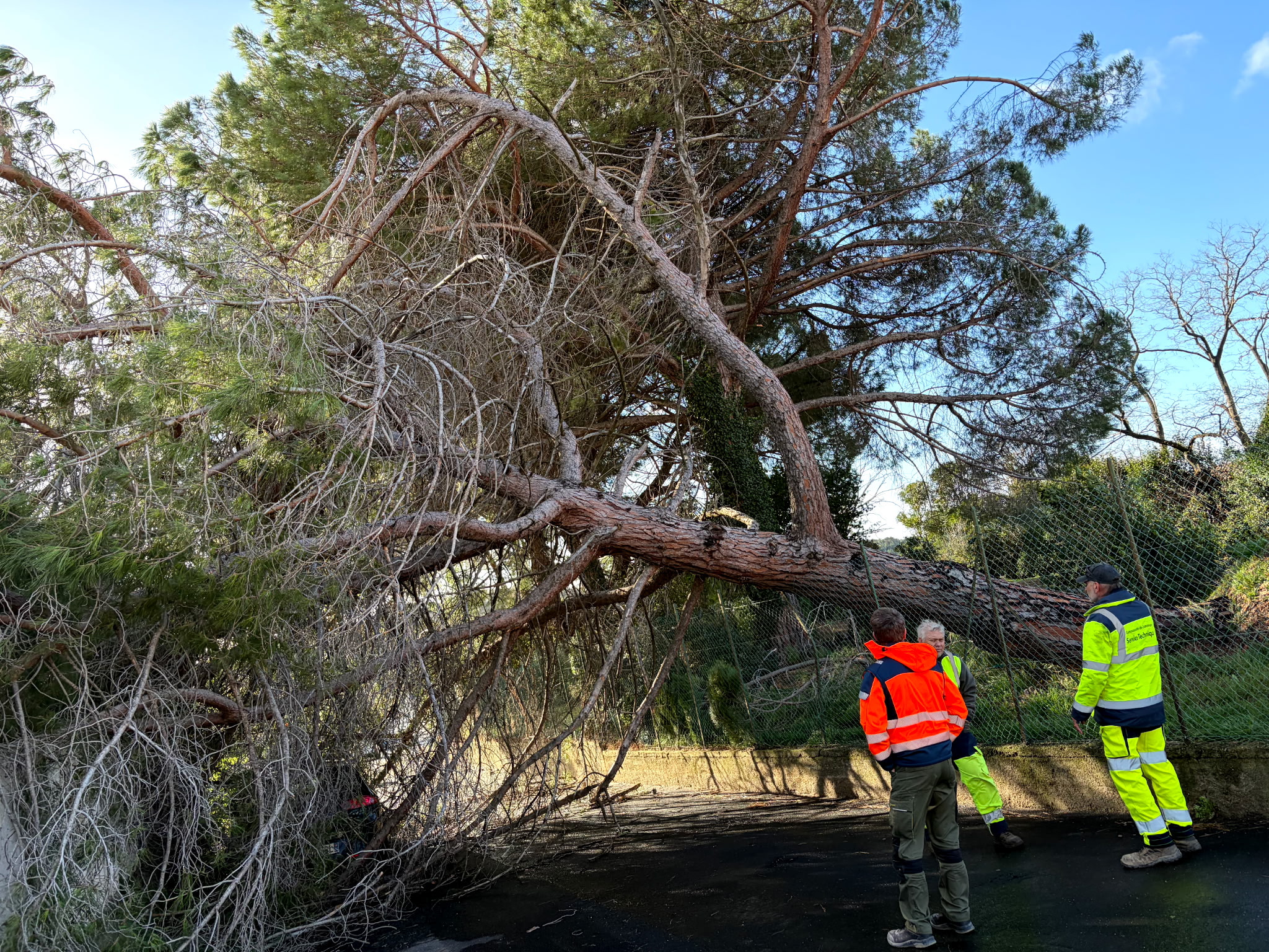 Tempête Nils : les services techniques aux côtés des communes