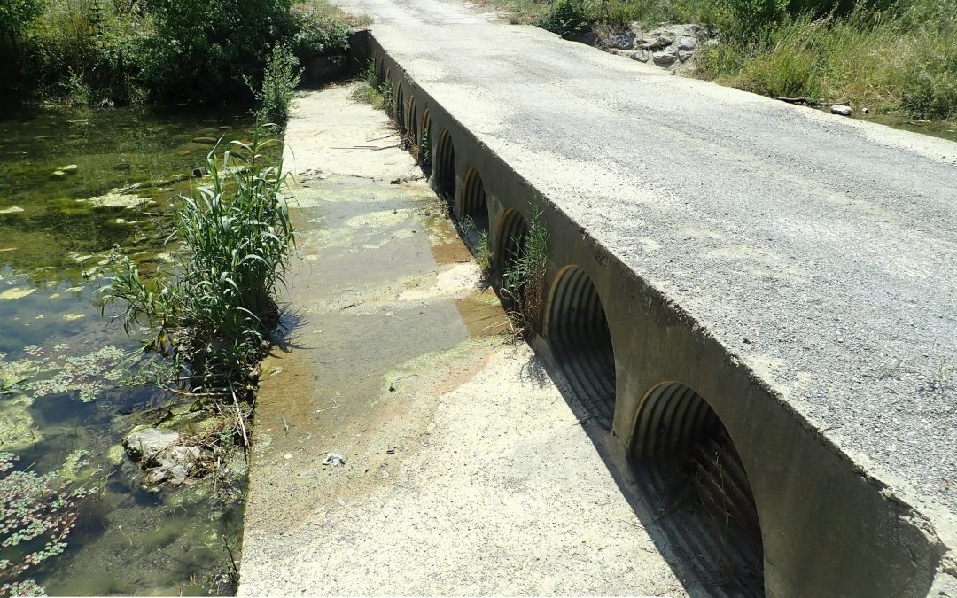 Fin des travaux sur le passage à gué, Pouzolles – Gemapi